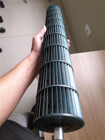 Turbina depois da limpeza